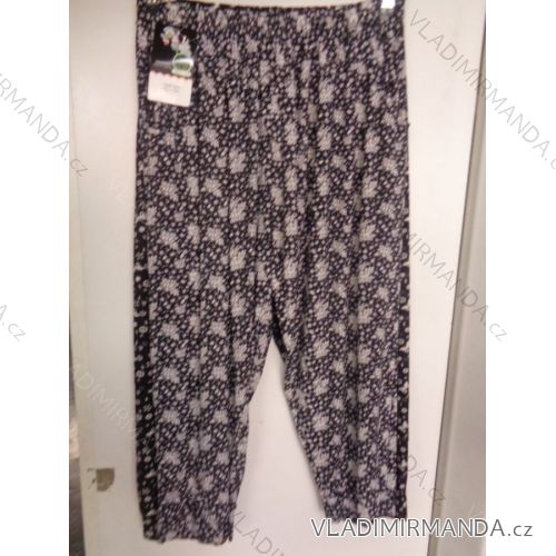Haremky 3/4 krátke dámske nadrozmerné bambusové (2xl-6XL) SAL SMILING WU-123
