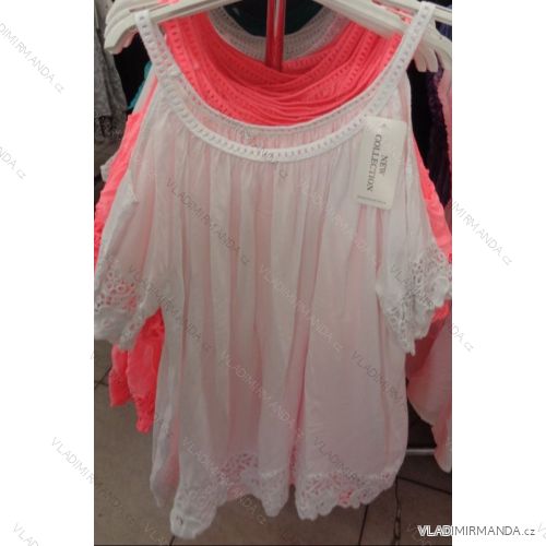 Tunika 3/4 krátky rukáv s čipkou dámska (uni sl) Talianska MODA IM718148N
