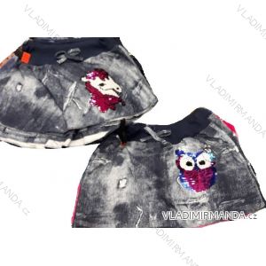 Kraťasy šortky s flitrami detské dievčenské Tuzzi turecká moda TM218086
