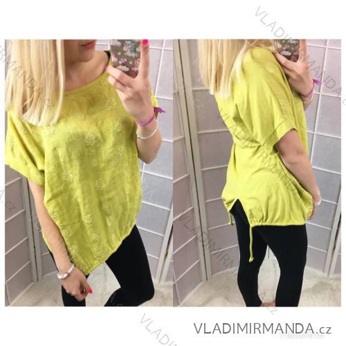 Tunika krátky rukáv dámske (uni m-xl) TALIANSKÁ MÓDA IM818069