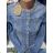 Bunda riflová jeans, s perličkami dámska (xs-xl) RE-DRESS C070 / L
