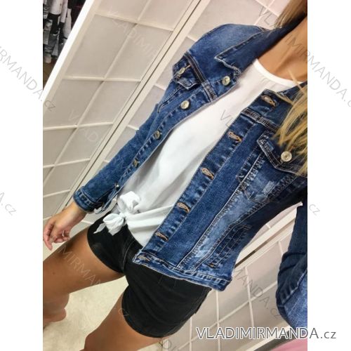 Bunda riflová jeans dámska (s-2xl) RE-DRESS GD2608-K
