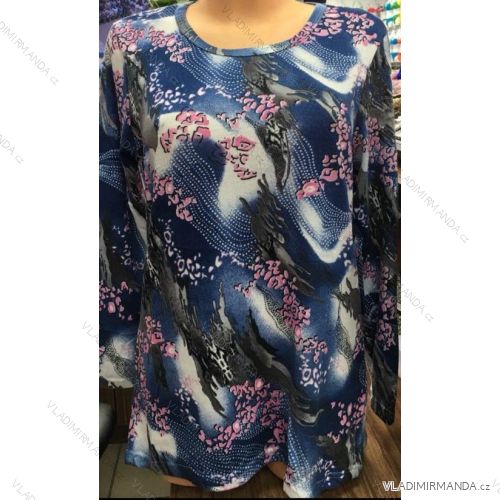 Tričko tunika dlhý rukáv dámske (s-xl) Poľsko moda PM118119