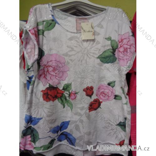 Tunika dámska kvety (uni sl) NEW Colection TALIANSKÁ MÓDA IM818102