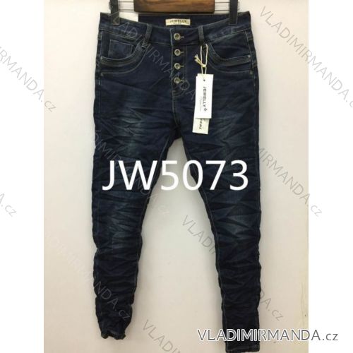 Rifle jeans úzke dlhé dámske (xs-xl) Jewell LEXXURY JW5073
