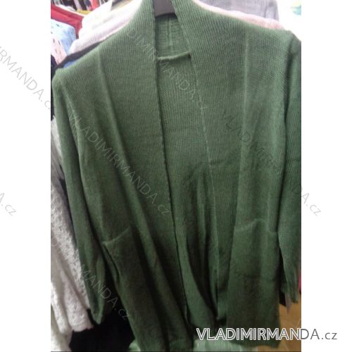 Cardigan pletený dlhý rukáv dámsky (uni sl) TALIANSKÁ MÓDA IM918699
