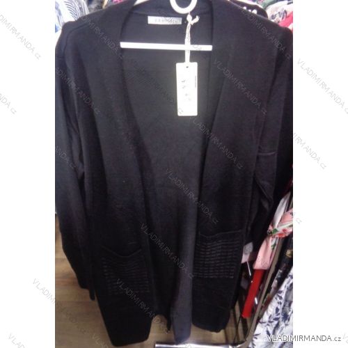 Cardigan pletený dlhý rukáv dámsky (l / xl) TALIANSKÁ MÓDA IM918707