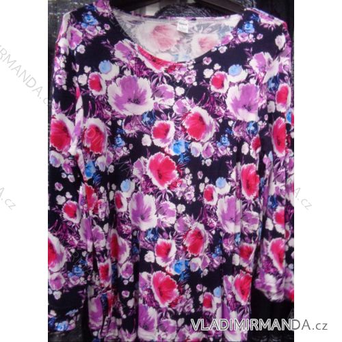 Tričko tunika 3/4 dlhý rukáv dámske (l-3XL) Poľsko moda PM118193