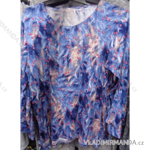 Tričko tunika 3/4 dlhý rukáv dámske (l-3XL) Poľsko moda PM118194