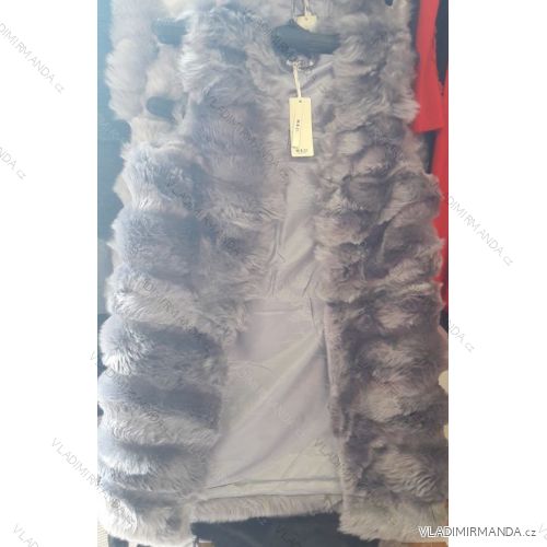 Vesta kožúšok dlhá dámska (s / m) TALIANSKÁ MÓDA GAR18X750
