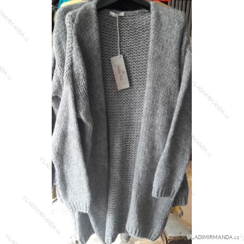 Cardigan pletený dlhý rukáv dámsky (uni sl) TALIANSKÁ MÓDA IM818201
