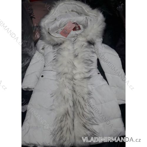 Kabát, bunda zimná s kožušinkou dámska (s, m, l, xl) Taliansko MÓDA IM918-M1396-28
