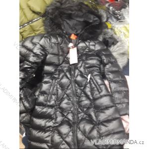 Kabát, bunda zimná s kožušinkou dámska (s, m, l, xl) Taliansko MÓDA IM918-1386-1
