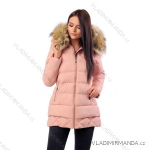 Kabát / vesta zimná s kožušinkou dámsky prešívania (SML-xl) MFASHION MF18M-11