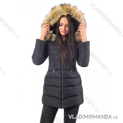 Kabát zimné s kožušinkou dámsky prešívania (SML-xl) MFASHION MF18M-201A