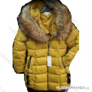 Kabát dlhý zimná dámska (m-2xl) Poľsko MODA PM2181818