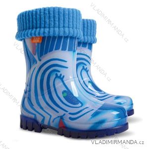 Čižmy gumovky zateplené detské (28-35) DEMAR TWISTER LUX PRINT HH / 1