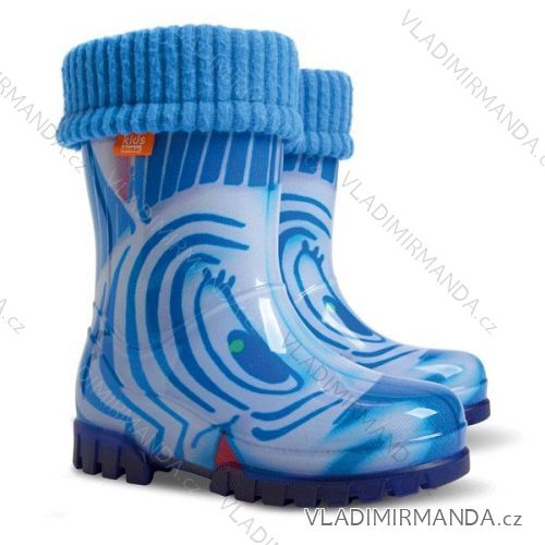 Čižmy gumovky zateplené detské (28-35) DEMAR TWISTER LUX PRINT HH / 1