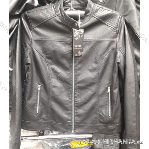 Bunda koženková Krivák dámska (xl-5XL) VOPSE Taliansko MÓDA V2826