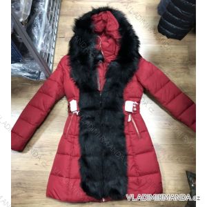 Kabát zimné s kožušinkou dámsky (s-2xl) MISS SISSY MA118MD2208