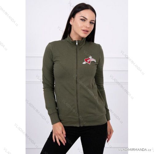 Mikina na zips s kapucňou dámska (one size) TURECKO ESI188587