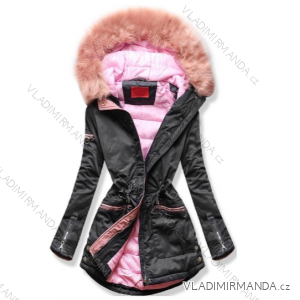 Kabát parka dámska teplá s kožušinkou LHD fashion (s-xl) LHD-PO-305