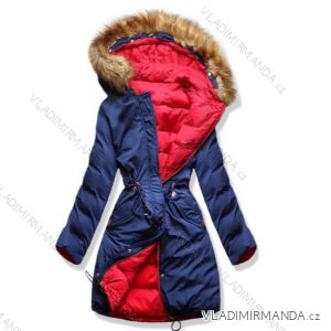 Kabát parka obojstranná dámska teplá s kožušinkou LHD fashion (s-xl) LHD-A5