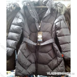 Kabát prešívania zimný s kožušinkou dámsky (2xl-6XL) Taliansko MÓDA MA118D-62C
