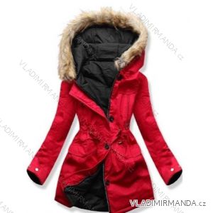 Kabát parka dámska prešívania teplá s kožušinkou obojstranná LHD fashion (s-xl) LHD-B-746
