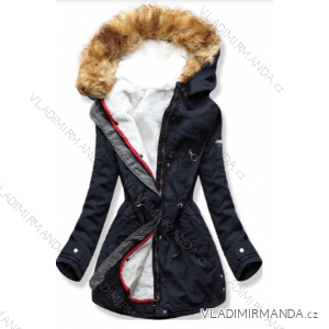 Kabát parka dámska teplá s kožušinkou odnímateľnou podšívka LHD fashion (s-xl) LHD-B-73