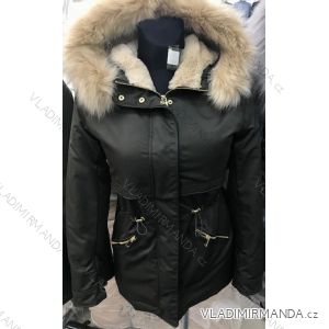 Kabát parka dámska teplá s kožušinkou mhm fashion (s-2xl) LEU18B1029