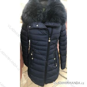 Kabát parka dámska teplá s kožušinkou s-west fashion (s-2xl) LEU18B1056