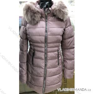 Kabát bunda dámska teplá s kožušinkou s-west fashion (s-2xl) LEU18B1052