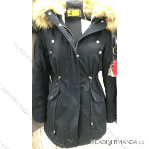 Kabát parka dámska teplá s kožušinkou s-west fashion (xs-xl) LEU181306