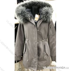 Kabát parka dámska teplá s kožušinkou s-west fashion (xs-xl) LEU181308
