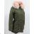 Bunda / parka dámska teplá s kožušinkou (s-2xl) Poľsko LEU18-10H5511