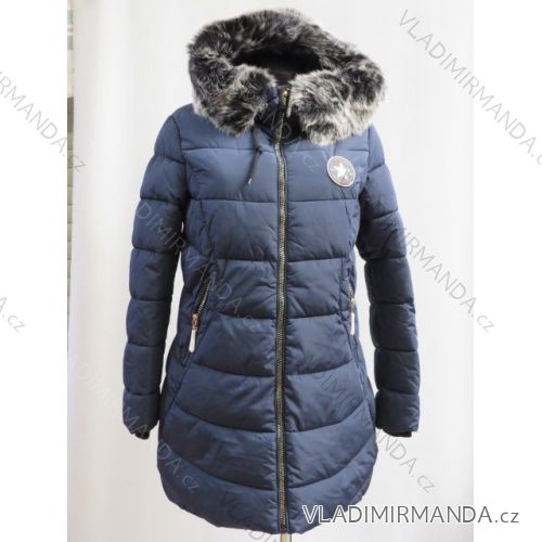 Bunda dámska teplá prešívania s kožušinkou (uni sl) LIBLAND LEU18-0110H745