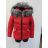 Bunda zimná prešívaná s kožušinkou dámska (m-2xl) Poľsko moda LEU1810H1804
