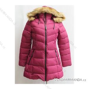 Kabát zimné prešívania s kožušinkou dámsky (s-2xl) Poľsko moda LEU181921