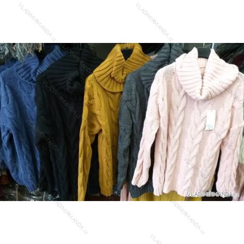 Sveter dámsky rolák (uni sl) Talianska MODA IM1218077