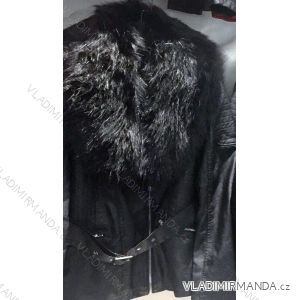Kabát bunda koženka dámsky (s-2xl) METROFIVE MET18001