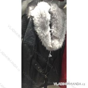 Kabát bunda koženka dámsky (s-2xl) METROFIVE MET18003