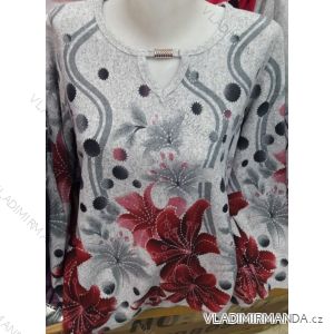 Tričko tunika dlhý rukáv dámske (l-3XL) ERBOSSI PM118218