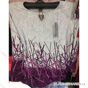 Tričko tunika dlhý rukáv dámske (l-3XL) ERBOSSI IM10186