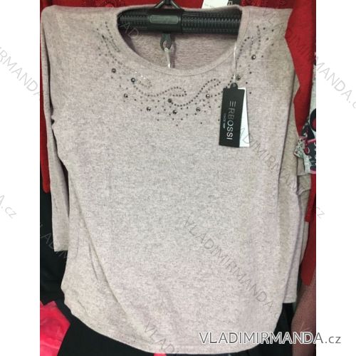Tričko tunika dlhý rukáv dámske (l-3XL) ERBOSSI IM10187
