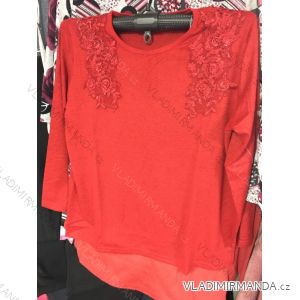 Tričko tunika dlhý rukáv dámske (l-3XL) ERBOSSI IM10188