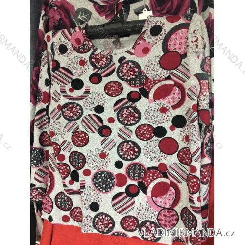 Tričko tunika dlhý rukáv dámske (l-3XL) ERBOSSI IM10189