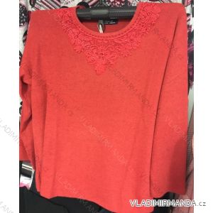 Tričko tunika dlhý rukáv dámske (l-3XL) ERBOSSI IM101811