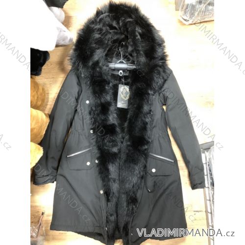 Bunda parka s kožušinkou zimná dámska (s-2xl) MISS SISSY MA1185508
