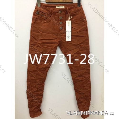 Rifle jeans úzke dlhé dámske (xs-xl) Jewell LEXXURY MA118JW7731-28